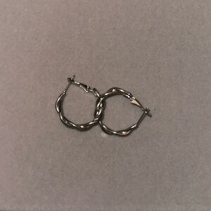 silver hoops